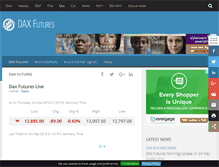 Tablet Screenshot of daxfutures.org